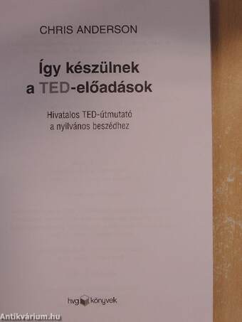 Így készülnek a TED-előadások