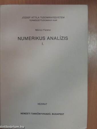 Numerikus analízis I. 