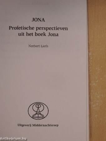 Profetische perspectieven uit het boek Jona