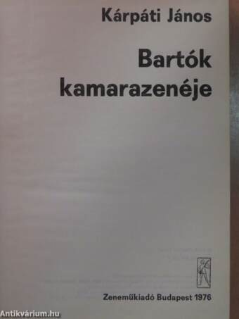 Bartók kamarazenéje