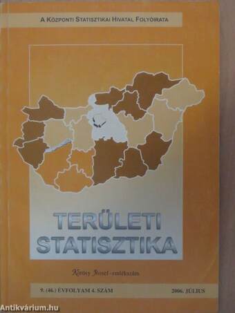 Területi Statisztika 2006. július