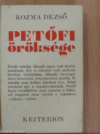 Petőfi öröksége