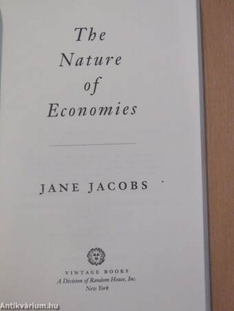 The Nature of Economies