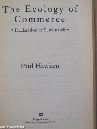 The Ecology of Commerce