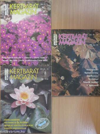 Kertbarát Magazin 1981/1-3.