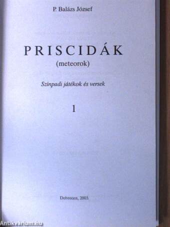 Priscidák (meteorok) 1.