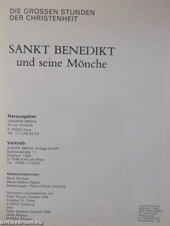 Sankt Benedikt und seine Mönche