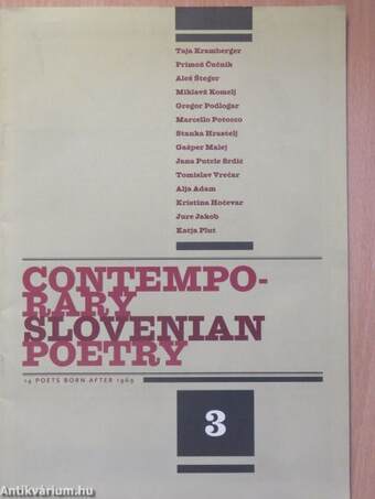 Contemporary Slovenian Poetry 3.