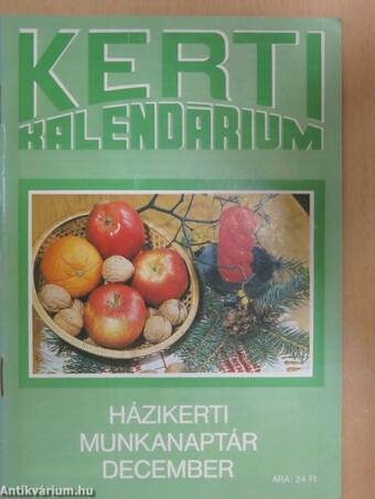 Kerti Kalendárium 1989. december