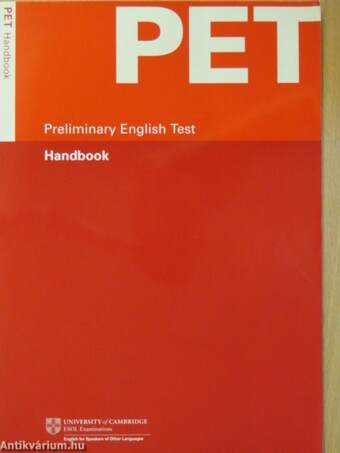 Preliminary English Test - Handbook