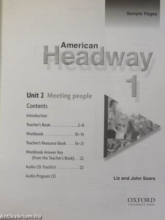 American Headway 1 - Sample Unit 2 - CD-vel