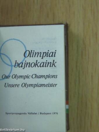 Olimpiai bajnokaink (minikönyv) (számozott)