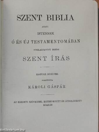 Szent Biblia