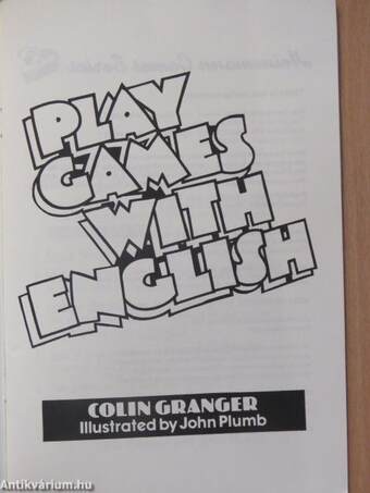 Play Games with English, Book 1