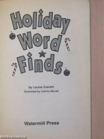 Holiday Word Finds