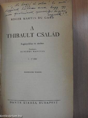 A Thibault család I-II.