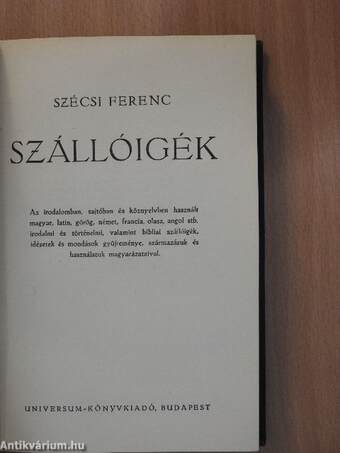 Szállóigék