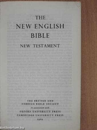 The New English Bible