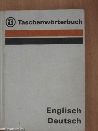 Taschenwörterbuch Englisch-Deutsch