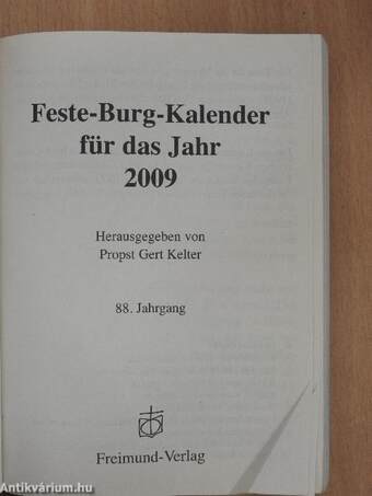 Feste-Burg-Kalender für das Jahr 2009