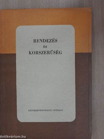 Rendezés és korszerűség