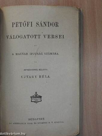 Petőfi Sándor válogatott versei