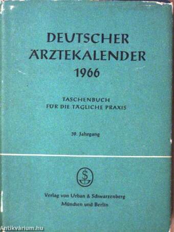 Deutscher Ärztekalender 1966