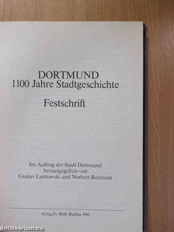 Dortmund 1100 Jahre Stadtgeschichte