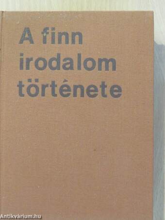 A finn irodalom története (aláírt példány)