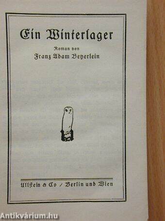 Ein Winterlager (gótbetűs)