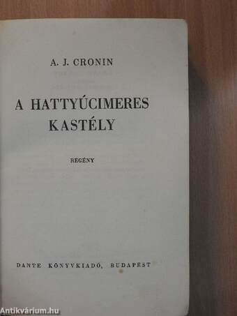 A hattyúcímeres kastély