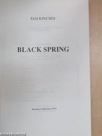 Black Spring