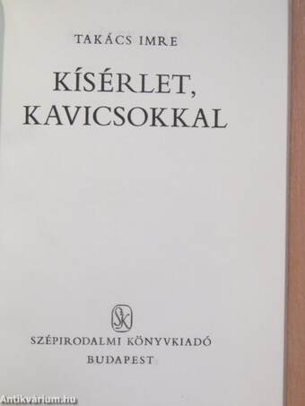 Kísérlet, kavicsokkal