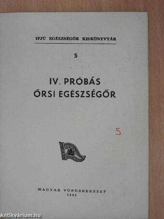 IV. próbás őrsi egészségőr