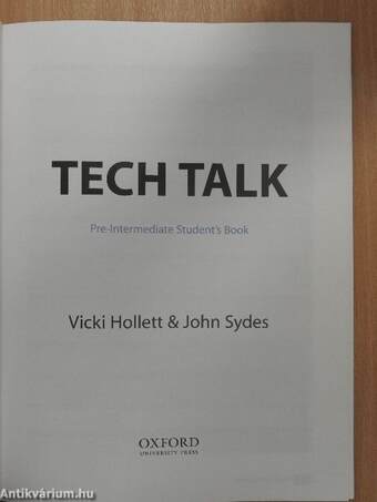 Tech Talk - Pre-Intermediate - Student's Book