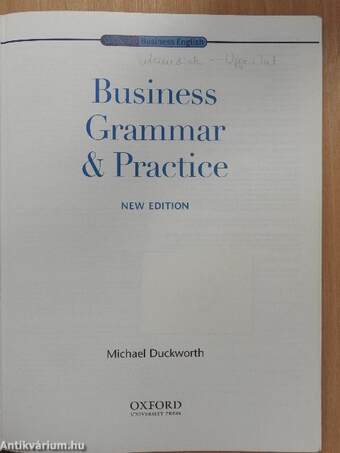 Business Grammar & Practice