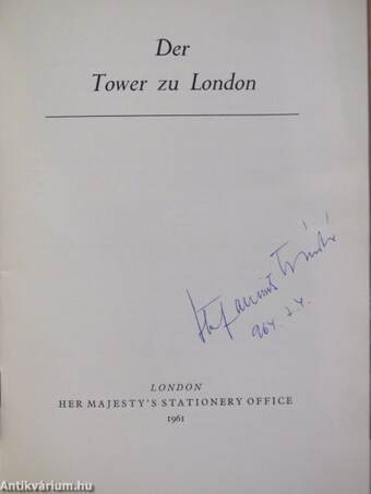 Der Tower zu London