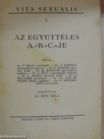 Az együttélés A. B. C.-je