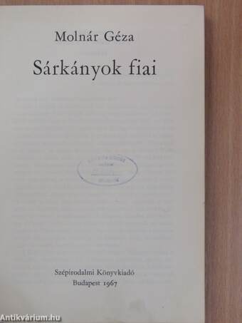 Sárkányok fiai