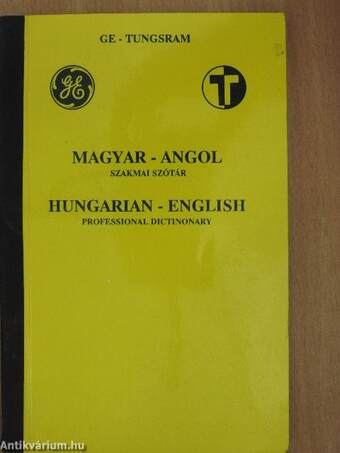 Magyar-angol/angol-magyar szakmai szótár