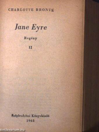 Jane Eyre I-III.