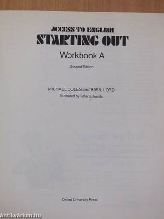 Starting Out - Workbook A/B I-II.