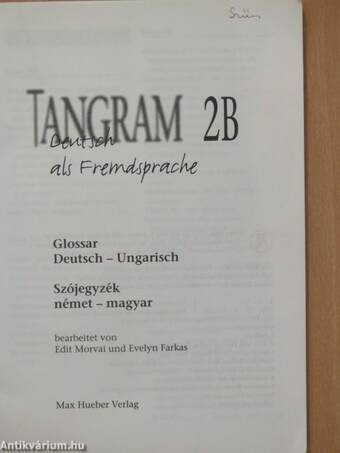 Tangram 2B - Glossar Deutsch-Ungarisch