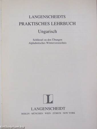 Langenscheidts Praktisches Lehrbuch Ungarisch