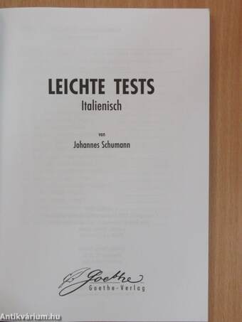 Leichte Tests - Italienisch