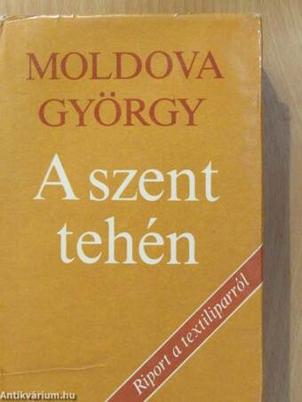 A szent tehén (dedikált példány)