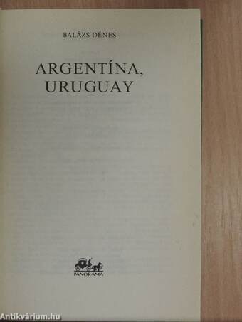 Argentína, Uruguay