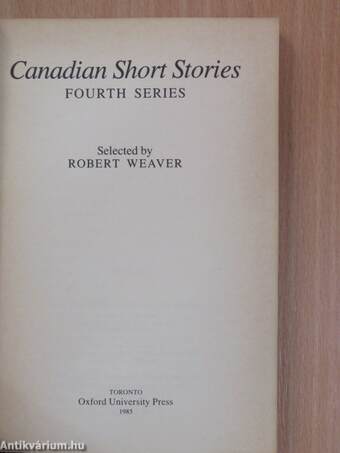 Canadian Short Stories