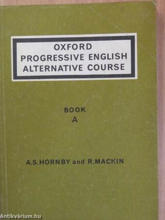 Oxford Progressive English Alternative Course - Book A