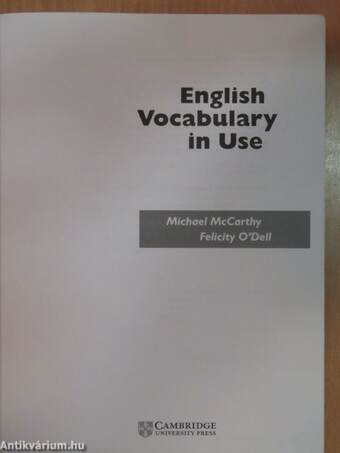 English Vocabulary in Use - Upper-intermediate & advanced